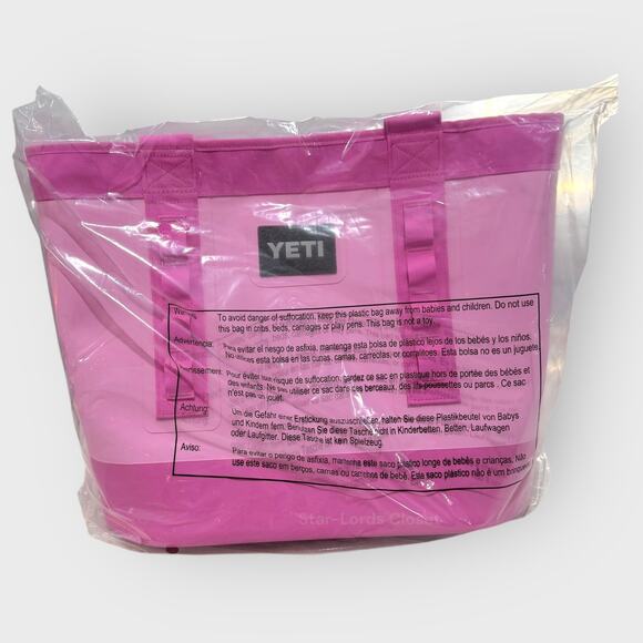 YETI Camino Carryall 35L Power Pink Waterproof Tote Limited Edition Travel Bag - Picture 2 of 4